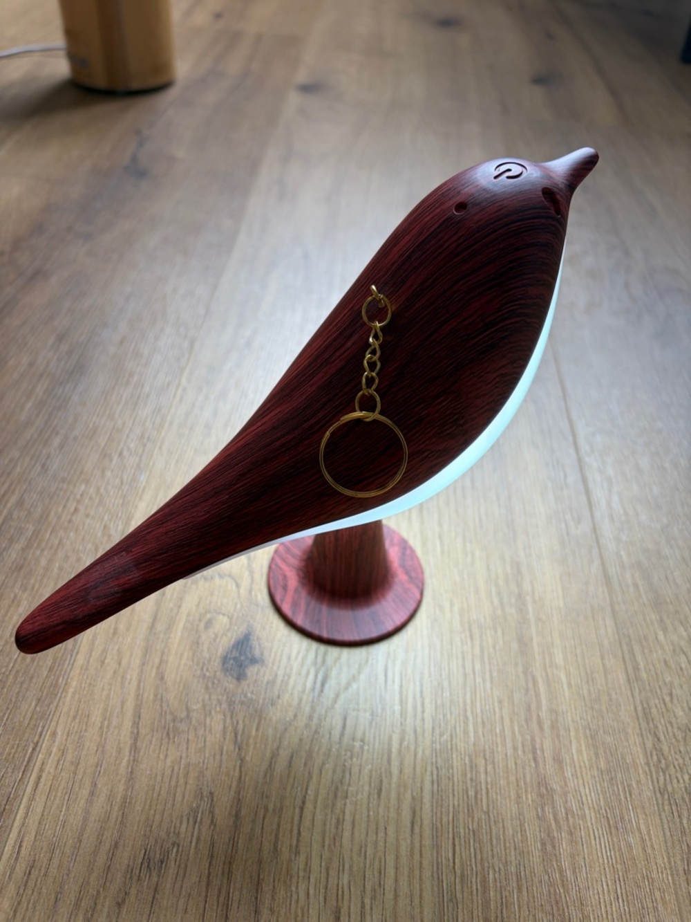 Bird plastic rechargeable Wood-Grain tap light